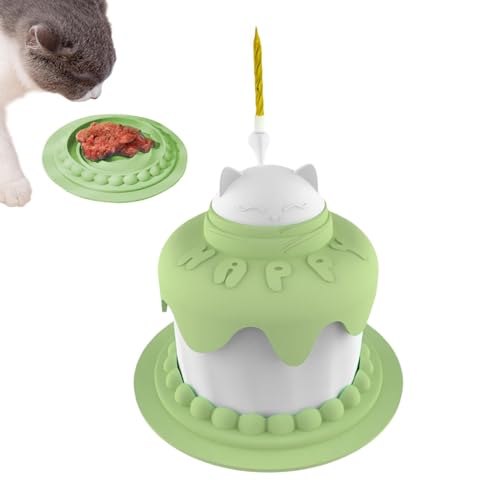 Futternapf für Hunde, Wassernapf für Hunde - Futterlösung für Haustiere,Futternäpfe für Welpen mit lustigem Kuchenform-Design für kleine, mittelgroße und große Hunde und Katzen von Generic