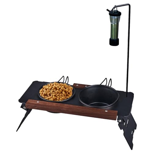Futternapfständer für Hunde, verstellbar, tragbar, hoch, für Futter und Wasser, für Innen- und Außenbereich, Garten, Auto, Camping, Familie Futternapfständer für Hunde, verstellbar, tragbar, hoch, für Futter und Wasser, für Innen- und Außenbereich, Garten, Auto, Camping, Familie von Generic