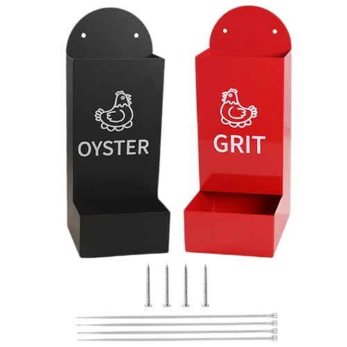 Futterschale für Hühner, Hühner und Muschelnapf – Set mit 2 Muscheln und Futterautomaten, Futterausrüstung für Geflügel, Futterschale für Hühner, Hühner und Muschelnapf – Set mit 2 Muscheln und Futterautomaten, Futterausrüstung für Geflügel, von Generic