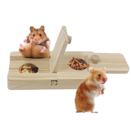 Futtersuchspielzeug für Kleintiere – interaktives Spielzeug aus Holz, interaktives Puzzle-Schnüffelspiel, lustiges Versteck-Leckerli-Puzzle-Spiel, interaktives Anreicherungsspielzeug aus Holz für Futtersuchspielzeug für Kleintiere – interaktives Spielzeug aus Holz, interaktives Puzzle-Schnüffelspiel, lustiges Versteck-Leckerli-Puzzle-Spiel, interaktives Anreicherungsspielzeug aus Holz für von Generic