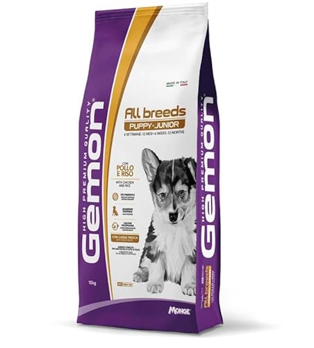 Gemon All Breeds Puppy & Junior mit Huhn und Reis, 15 kg von Generic