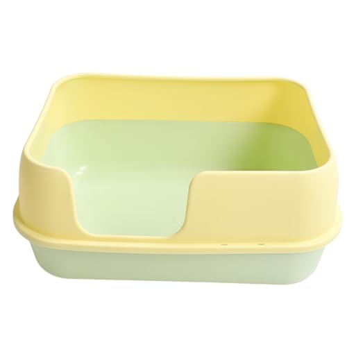 Generic Kätzchenstreu Pfanne, Abnehmbarer Kunststoff Sicherer Großer Katzendrüsenschachtel Langfristig mit Schöpfer mit Schaufeln für Große Katzen EIN Einfach zu Reinigender Spritzsicherheit (Yellow) Generic Kätzchenstreu Pfanne, Abnehmbarer Kunststoff Sicherer Großer Katzendrüsenschachtel Langfristig mit Schöpfer mit Schaufeln für Große Katzen EIN Einfach zu Reinigender Spritzsicherheit (Yellow) von Generic