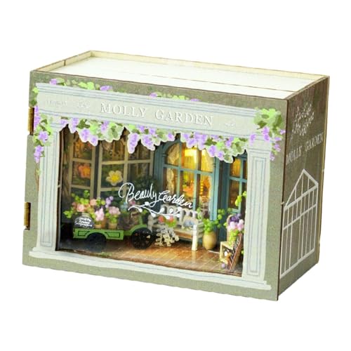 Mini Puppenhaus Lustige Geschenk DIY Multicolor Bausteine Holz Puppenhaus von Generic