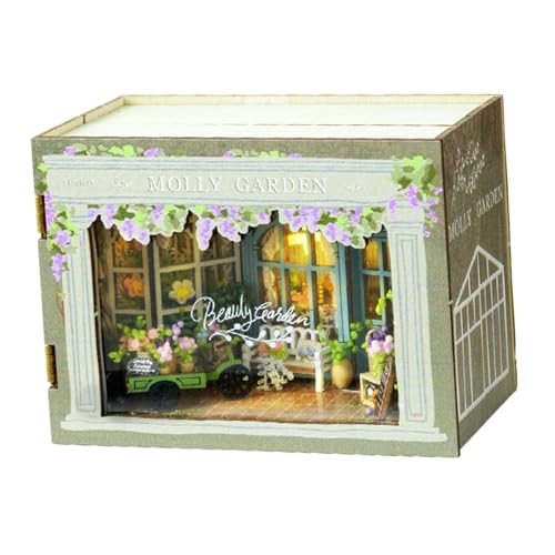 Miniatur Puppenhaus Neuheit Bunte Geburtstag Geschenk Präsentieren Holz Puppe Haus von Generic