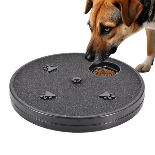 Generic Rotary Dog Nail Card - Hundenagel -Kratzkasten, langsamer Hundefutter | Langsames Essen rundes Spielzeug, Haustier -Futter -Puzzlespielzeug von Generic