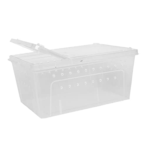 Generic Transparent Wasserreptil Zuchtbox Insektenbox für Reptilien - 25x17.5x11cm von Generic