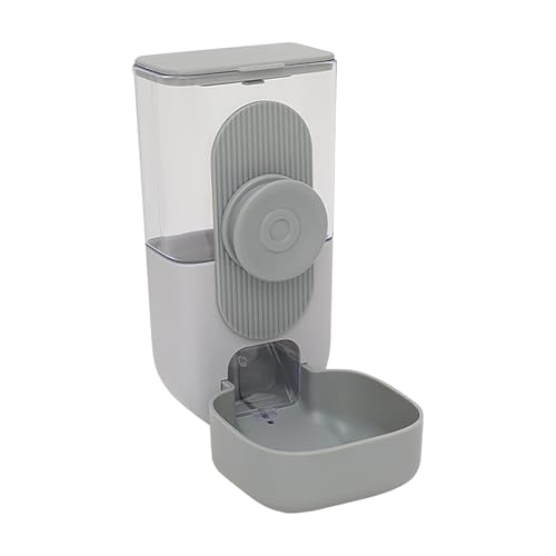 Hängender automatischer Futter- und Wasserspender. Neuer Futter- und Wasserspender. Hängender automatischer Käfigspender. Futternapf. Wasserspender. Automatischer Spender für mittlere (Grey, One Size) von Generic