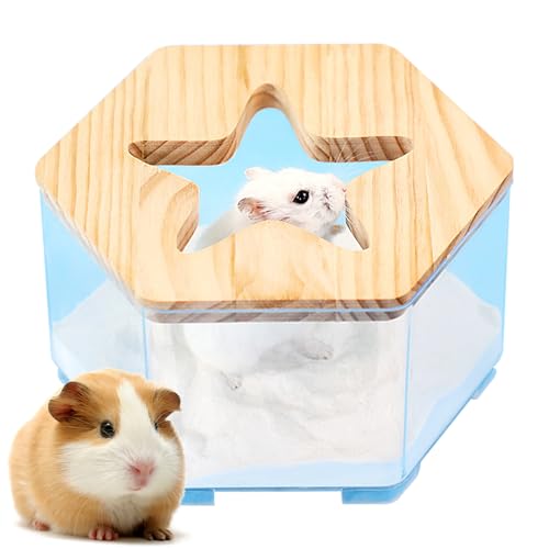 Hamster Badehaus - Transparente Hamstertoilette,Multifunktionales Haustierzubehör, Wiederverwendbares Rennmaus-Accessoire Für Zuhause, Auto & Unterwegs Hamster Badehaus - Transparente Hamstertoilette,Multifunktionales Haustierzubehör, Wiederverwendbares Rennmaus-Accessoire Für Zuhause, Auto & Unterwegs von Generic