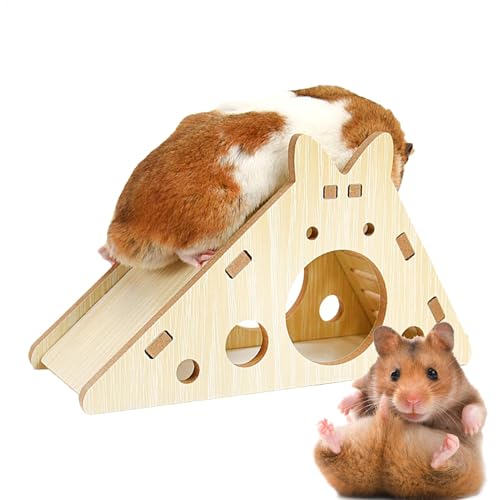 Hamster-Labyrinth-Holzhaus, Hamster-Eckhaus, Eckversteckkäfig für Hamster, Tierversteck Hamsterhaus für Zwerghamster, Mäuse, Eichhörnchen von Generic