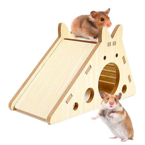 Hamster-Labyrinth-Holzhaus, Hamster-Eckhaus,Eckversteckkäfig für Hamster - Kleintier-Hamsterhaus für Zwerghamster, Meerschweinchen, Rennmäuse, Eichhörnchen von Generic