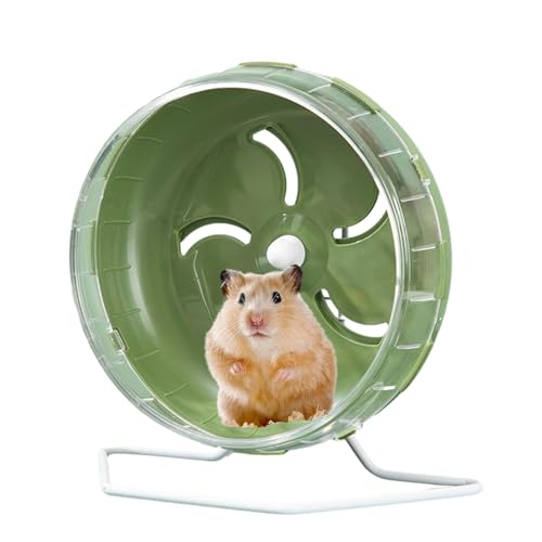 Hamster-Laufspielzeug – Geräuscharmes Laufrad, Hamsterrad, geräuscharmes Hamsterrad, Hamsterzubehör, Haustierbedarf, Übungslösung für kleine Ani von Generic