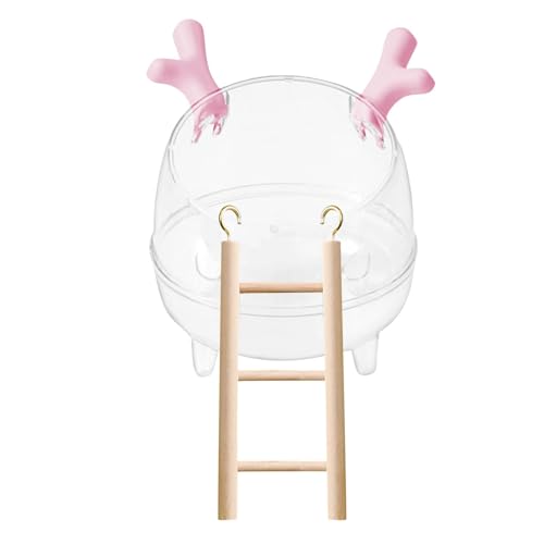 Hamster-Sandbadebox, Staubbadebox für Hamster, Transparente Hamsterbadewanne Mit Leiter – 360-Grad-Sichtbehälter, Pflegeleichtes Sandbad Mit Dusche Und Grabraum Für Lemminge Und Hamster Hamster-Sandbadebox, Staubbadebox für Hamster, Transparente Hamsterbadewanne Mit Leiter – 360-Grad-Sichtbehälter, Pflegeleichtes Sandbad Mit Dusche Und Grabraum Für Lemminge Und Hamster von Generic