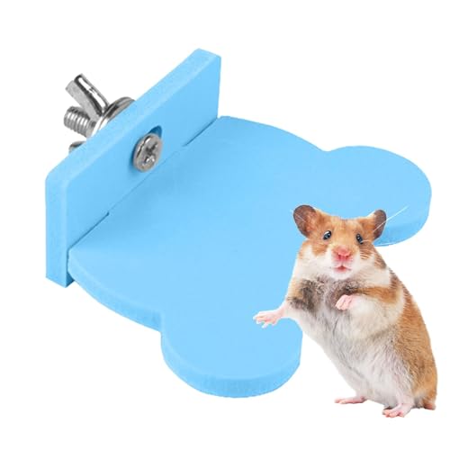 Hamster-Spielständer, Kleintier-Aktivitätsständer | Haustierständer Hamsterkäfigbrett | Kleintierspielzeug, Hamsterkäfig-Dekoration, Haustier-Aktivitätsstruktur zum Stehen, Klettern, Hamster-Zubehör von Generic