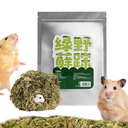 Hamster-Substrat – Hamsterkäfig-Moos, natürliche Hamster-Moos-Einstreu zum Nisten, 5 l weiches Moos, Hamster-Lebensraum, Reptilien-Moos für Zwerghamster, Rennmäuse, Mäuse, Degus oder andere Kleintiere von Generic