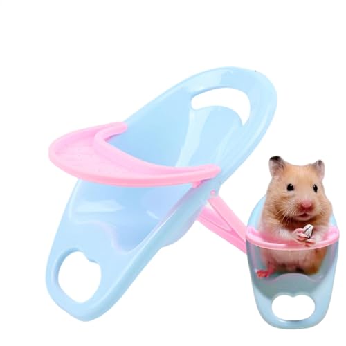 Hamsterstuhl, Hamster-Esszimmerstuhl | Mit Tablett Hamster Hochstuhl | Kleintier-Igel-Esstisch für Käfigzubehör, Haus-Foto-Requisiten von Generic