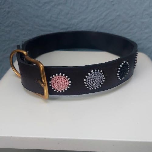 Handmade Beaded Dog Collar von Generic