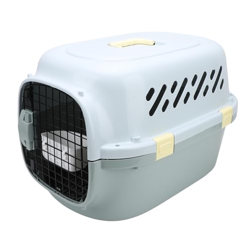 Hartschalen-Transportbox für Haustiere, Mehrzweck-Reisetransportbox für Hunde und Katzen für zu Hause (40,6 x 30,5 x 3,8 cm/16 x 12 x 1,5 Zoll) von Generic