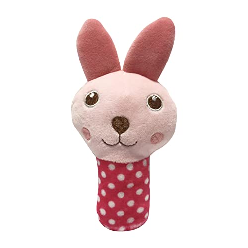 Haustier Hund Plüsch Sound Resistantbiss Zähneknirschen Hundespielzeug Rose Red Lollipop Rabbit Lollipop Bear Vkm793 (A, One Size) von Generic