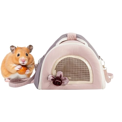 Haustier-Tragetaschen für kleine Hunde, Chinchilla-Reisetasche, Meerschweinchen-Tragetasche, Reise-Kleintier-Tragetasche, Käfig für , Vogel, Kaninchen, Eichhörnchen, atmungsaktive Tasche von Generic