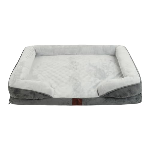 Haustierbett, beruhigendes Anti-Angst-Bett für Haustiere, maschinenwaschbar, atmungsaktiv, weiche Polsterung (L x B x H): 63,5 x 16,5 x 88,9 cm von Generic