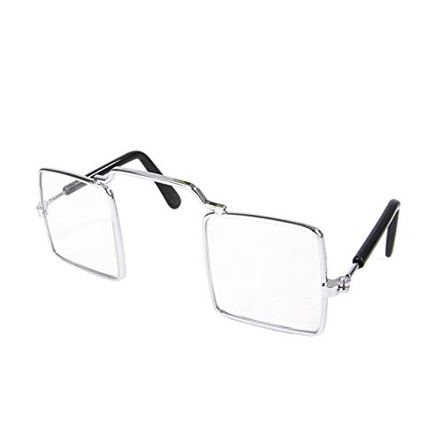 Haustierbrille Sonnenbrille Haustier Katze Gläser Hund Augenbekleidung Kleiner Hund Kätzchen Eyewear Sonnenbrille Fotos Requisiten Dress Up Kühle Brille Zubehör Spielzeug (Color : Blanco) von Generic