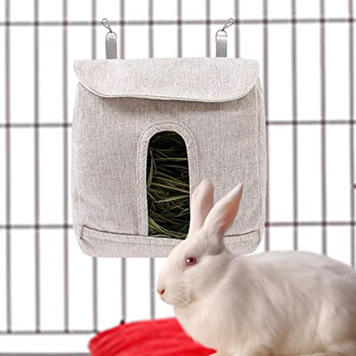 Hay Feeder Rabbit - Einstellbare Kaninchenfütterung, Guinea Pig Hay Feeder Ladevorgang | Bequeme Lagerung 'Heu Feeder, Hängeheu, Beutel für Futter von Generic