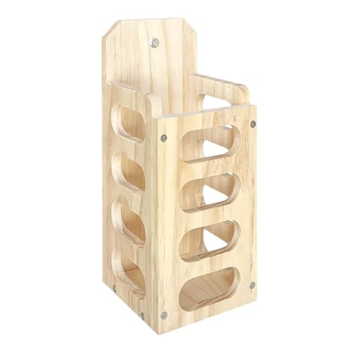 Heu Feeder - Holz Futterständer Grashalter | Meerschweinchen Holz Heuraufe | Holz Heu Halter Rack für kleine Haustiere, Hasen, Meerschweinchen, Chinchilla, Kaninchen, Heuhalter von Generic