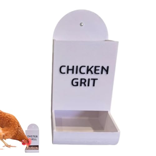 Hühnerkoop -Feeder, Innovative Coop Feeder Chick Feeder - Creative Grit Dispenser | Grit Container mit großer Kapazitätsbehälter mit leichtem Umzug, Outdoor-Geflügel-Fütterungsinstrument für Familien Hühnerkoop -Feeder, Innovative Coop Feeder Chick Feeder - Creative Grit Dispenser | Grit Container mit großer Kapazitätsbehälter mit leichtem Umzug, Outdoor-Geflügel-Fütterungsinstrument für Familien von Generic