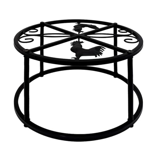 Hühnerwasserspender Rack - Metallbasis für Hühnerfuttermittel, Geflügelfuttermittelständer | Hühnerwasser -Feederhalter für Eimer Fässer, Hühnerkoop -Zubehör von Generic