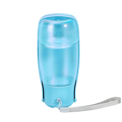 Hund Reise Wasserflasche - Reisen Welpen Wasserflasche mit Lebensmittelbehälter, faltbare Wasserflasche, Welpe Trinkschale, auslaufsicherer Wasserspender für Haustiere, Reisen, Wandern im Freien von Generic