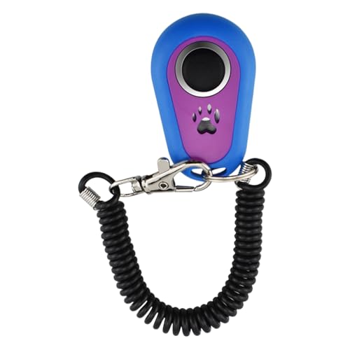 Hunde Clicker - Welpen Training Clicker Zweifarbiges Hilfsmittel - Verhaltensunterstützung Mit Handgelenkband, Ovales Design Für Kleine, Mittelgroße Und Große Hunderassen Hunde Clicker - Welpen Training Clicker Zweifarbiges Hilfsmittel - Verhaltensunterstützung Mit Handgelenkband, Ovales Design Für Kleine, Mittelgroße Und Große Hunderassen von Generic