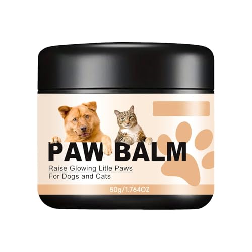 Hunde Katze Pfotenbalsam - Pfotenpflege für Hundepfoten mit Bienenwachs, Sheabutter & Ringelblumenöl - Pfotensalbe für den Pfotenschutz beim Hund im Sommer Winter und die Wundheilung (B) von Generic