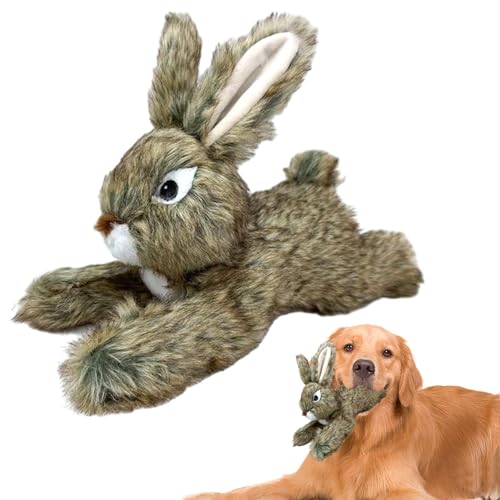 Hunde-Quietschspielzeug – Weiches Haustier-Zahnreinigungsspielzeug, Hunde-Kauspielzeug, Quietschendes Plüschspielzeug Für Hunde | Kaninchen-Plüschspielzeug Zum Zahnen Von Hunden, Rassen-Kauer-Quietsch von Generic