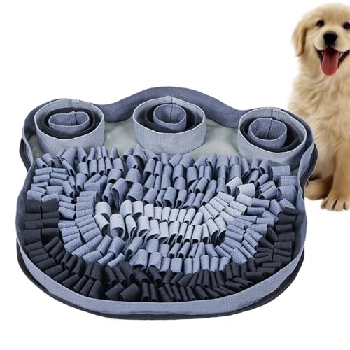 Hunde-Schnupftabakmatte, Hunde-Schnupftabakmatte, 49 x 49 cm, weiches Welpen-Schnupftabak-Spielzeug, maschinenwaschbares Hundefutterspielzeug, Futtersuchunterlage für kleine, mittelgroße und große Hun von Generic