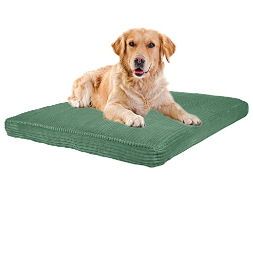 Hundebett Katzenbett Hundematratze Katzenmatratze Kord Weich Abnehmbarer Deckel Für Ihr Haustier (60 x 80 cm, POSO 14) von Generic