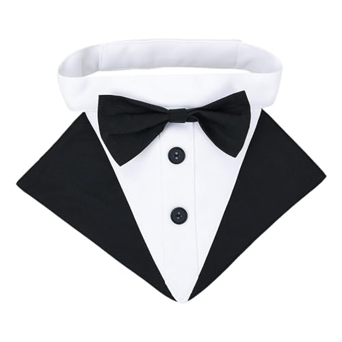 Hundehalsband - Fliege Bandana-Halsband für Hochzeit Bandanas für Hunde - Halstuch für Speichelhandtuch, Hundegeschirr für formelle Hundekostüme, Comple Hundehalsband - Fliege Bandana-Halsband für Hochzeit Bandanas für Hunde - Halstuch für Speichelhandtuch, Hundegeschirr für formelle Hundekostüme, Comple von Generic