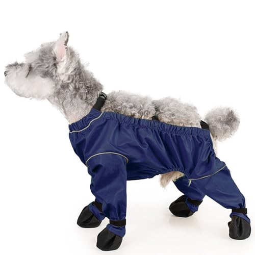 Hundehose mit Hosenträgern, Pfotenschutz für Hunde, Schuhe und Leggings für Hunde, Verstellbare Sling-Stiefel, wasserdichte, rutschfeste Stiefel für kleine und mittelgroße Hunde (XL) von Generic