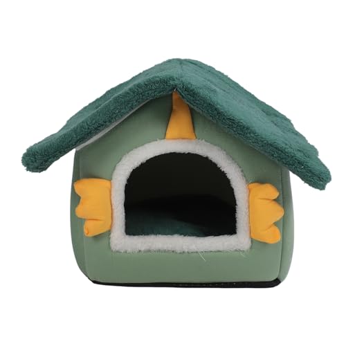 Hundehütte, Haustierbett aus Plüsch und PP-Baumwolle, Einfach zu Montieren, Abnehmbar, Hautfreundlich, für Schlafzimmer und Gärten (Mittel 30 cm) von Generic