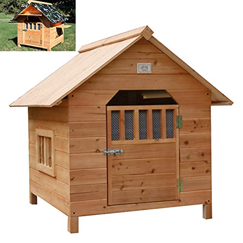 Hundehütte, Hundehütte im Freien mit Tür, kleine, mittlere und große Zwinger sind wetterfeste, kältebeständige Tierhütte, Hundehütte aus Holz mit von Generic