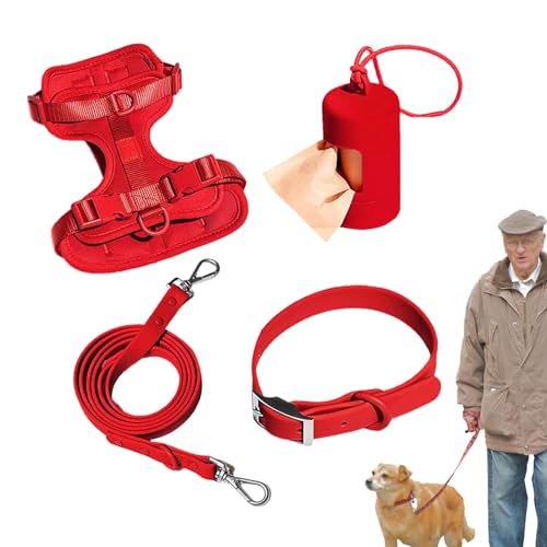 Hundekabelbaum Set Hunde - Kein Pull -Hundegier für mittlere Hunde - Multifunktions -Blei Set für mittelgroß von Generic