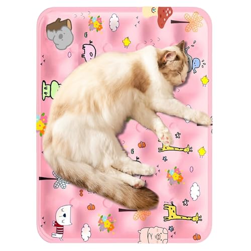 Hundekühlungsmatte, Hundekühldecke | Chill Welpenpad | 16x20-Zoll-Selbstkühlmatte für Hundewaschable tragbar von Generic