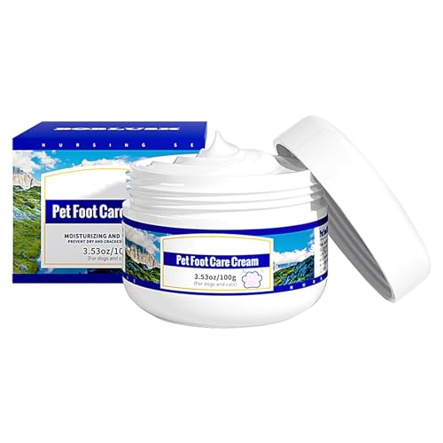 Hundepfotenbalsam,Pfotenbalsam | 100g Fußbalsam Katzenpfoten-Feuchtigkeitscreme | Trockene rissige Hundepfoten, Welpenpfotencreme, rissige Hundepfotenwachs für Extreme Wetterbedingungen Hundepfotenbalsam,Pfotenbalsam | 100g Fußbalsam Katzenpfoten-Feuchtigkeitscreme | Trockene rissige Hundepfoten, Welpenpfotencreme, rissige Hundepfotenwachs für Extreme Wetterbedingungen von Generic
