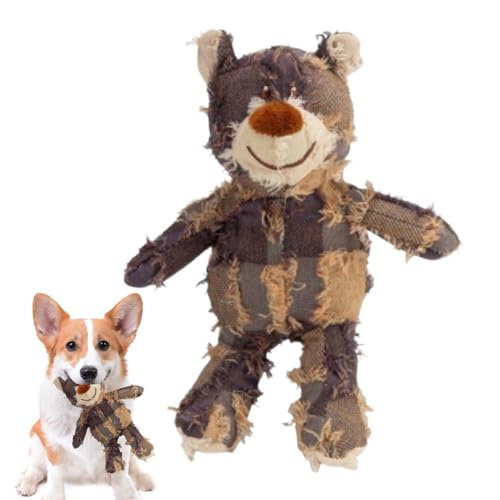 Hundespielzeug, interaktives , quietschend, Hartbär mit Bär, unzerstörbar, Haustierzubehör, beschäftigte Hunde, starkes Kauspielzeug für Hundespielzeug, interaktives , quietschend, Hartbär mit Bär, unzerstörbar, Haustierzubehör, beschäftigte Hunde, starkes Kauspielzeug für von Generic
