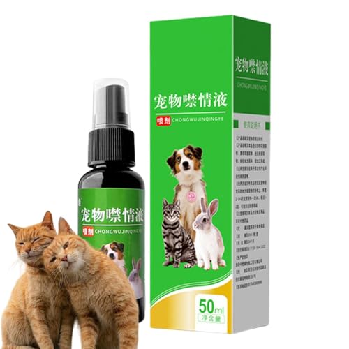 Hundetrainingsspray,Pet Forbidden Spray | Emotionskontroll-Trainingsspray - Sicheres zur Verhaltensberuhigung, Verhaltenskorrekturspray für Hunde, Katzen, Stress und Reisen, 50 ml von Generic