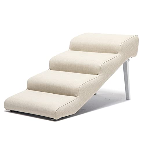 Hundetreppe für hohe Betten, faltbar, Hundetreppe für Couch großer Hund, Haustierrampen für kleine Hundebetten, Welpen-Hundebett-Tritthocker, Tragkraft 90 kg, von Generic