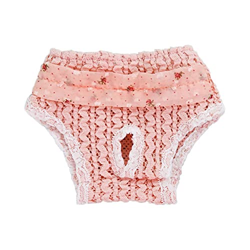 Hundewindel, Menstruation, verstellbar, physiologische Hose, Haustierbedarf, Welpen, Haustierhose, Hündinnen, Hundeshorts (L, Rosa) von Generic