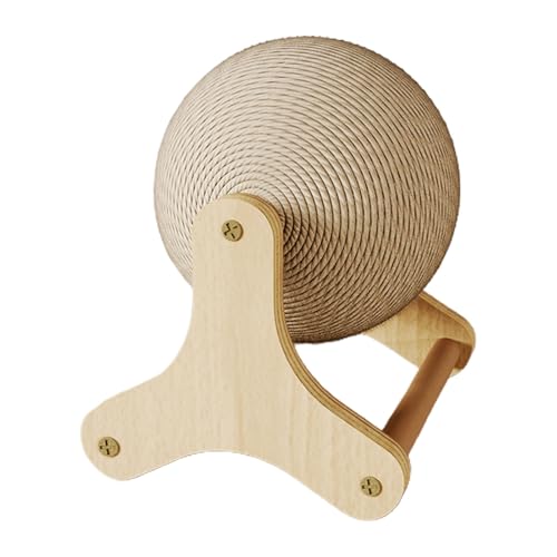 Interactive Sisal Cat Scratcher Ball – Non-Slip Cat Exercise Toy with Sturdy Base | Rabbit Plush Scratch Ball for Indoor Play, Pet Activity Wheel for Claw Grinding, Durable Cat Furniture Toy for Interactive Sisal Cat Scratcher Ball – Non-Slip Cat Exercise Toy with Sturdy Base | Rabbit Plush Scratch Ball for Indoor Play, Pet Activity Wheel for Claw Grinding, Durable Cat Furniture Toy for von Generic