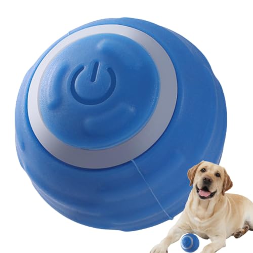 Interaktiver Apportierball für Hunde, interaktiver Hundespielzeugball - Intelligente Sensortechnologie, 360-Grad-Scrolling-Hundespielzeugball - Verschleißfester Hundeball zum Apportieren von Hunden fü von Generic