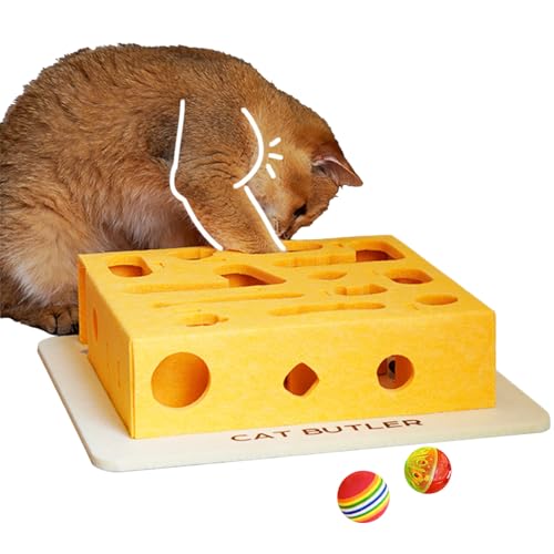 Interaktives Katzenspielzeug – Intelligenz-Labyrinthbox mit Ball für Katzen, Kätzchen-Spender, Spielzeug, Haustierzubehör für kleine, große, mittelgroße Kätzchen, zum Üben Interaktives Katzenspielzeug – Intelligenz-Labyrinthbox mit Ball für Katzen, Kätzchen-Spender, Spielzeug, Haustierzubehör für kleine, große, mittelgroße Kätzchen, zum Üben von Generic