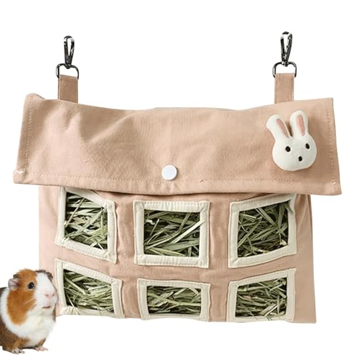 Kaninchen-Heu-Futterbeutel, Meerschweinchen-Heu-Beutel, Kaninchen-Heu-Beutel mit großem Fassungsvermögen, Meerschweinchen, Hasen-Heu-Beutel, Kaninchen-Heu-Beutel, Kaninchen-Heu-Futterspender mit von Generic